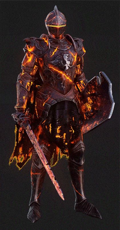 Lava Armor, Fire Knight Art, Fire Armor Concept Art, Zendaya And Jacob Elordi, Fantasy Fire Armor, Red Armor Art, Fire Knight Fantasy Art, Fire Armor, Fire Knight