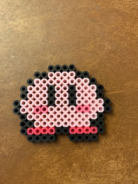 Kawaii, Kirby Melty Beads, Peeler Bead Ideas Keychain, Perler Beads Cute Small, Perler Beads Ideas Easy Cute Food, Perler Bead Patterns No Black, Iron Beads Small, Sanrio Perler Bead Patterns Small, Cute Melting Bead Ideas