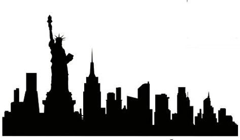 Amazon.com: DD008 New York City Skyline Decal Sticker | 8.5-Inches by 4.4-Inches | Premium Quality Black Vinyl : Automotive New York Skyline Silhouette, City Skyline Silhouette, Card Tattoo Designs, Natural Form Art, Poster Project, Window Laptop, City Silhouette, New York City Skyline, Card Tattoo