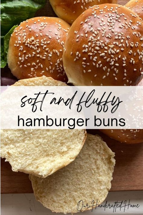 Soft, buttery, and delicious paired with a juicy burger and flavorful toppings, these brioche hamburger buns are very easy to make! They are easily thrown together using a handful of wholesome ingredients, making them the perfect homemade buns for your next summer BBQ. Brioche Bread Buns, Sandwich Buns Homemade, Small Batch Burger Buns, Hamburger Bread Recipe, Homemade Hamburger Buns Easy, Homemade Buns Hamburger, Small Batch Hamburger Buns, How To Make Burger Buns, Homemade Brioche Buns