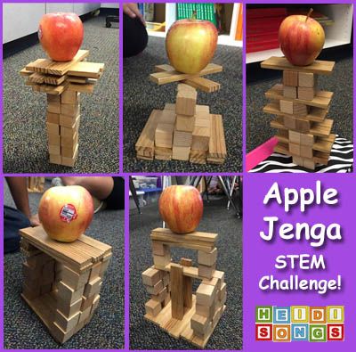 Steam Lab, Kindergarten Stem, Steam Challenges, Steam Ideas, Stem Elementary, Preschool Stem, Stem Ideas, Teaching Stem, Apple Unit