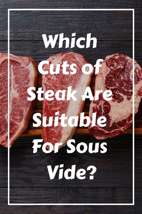 Sous Vide Recipes Beef, Sous Vide Steak Recipe, Sous Vide Filet Mignon, Top Sirloin Steak Recipe, Sous Vide Cooking Times, Cuts Of Steak, Sirloin Tip Steak, Best Cut Of Steak, Sirloin Steak Recipes