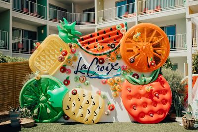 Fruit Installation, Production Planning, Creative Booths, Expo West, Create Cultivate, Photo Zone, Fruits Photos, Interactive Walls, Pool Birthday Party