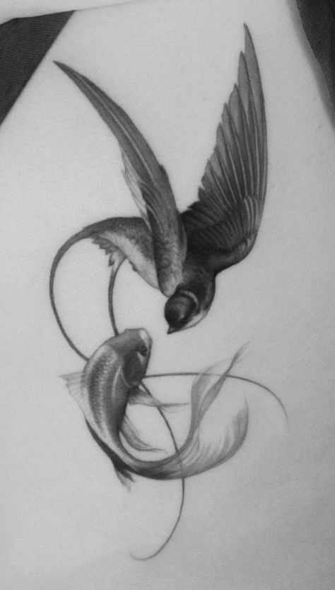 Golondrinas Tattoo, Swallow Tattoo Design, Swallow Bird Tattoos, Animal Tattoos For Men, Vogel Tattoo, Swallow Tattoo, Warrior Tattoos, Animal Illustration Art, Back Tattoos For Guys