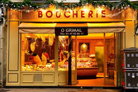 Butcher Shop Aesthetic, Butcher Shop Design Interiors, Butcher Store, New Years Eve Day, The Butcher, Streets Of Paris, Shop Artwork, Butcher Shop, Short Fiction