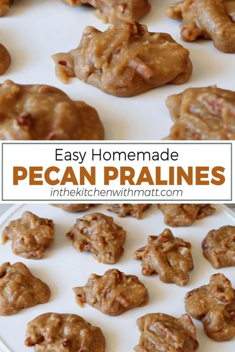 Pecan Pralines : 6 Steps (with Pictures) - Instructables Louisiana Pralines Recipe, Pecan Praline Recipe, Praline Pecans Recipe, Southern Pecan Pralines, Praline Candy, Praline Recipe, Pecan Praline, Lemon Dessert Recipes, Pecan Pralines