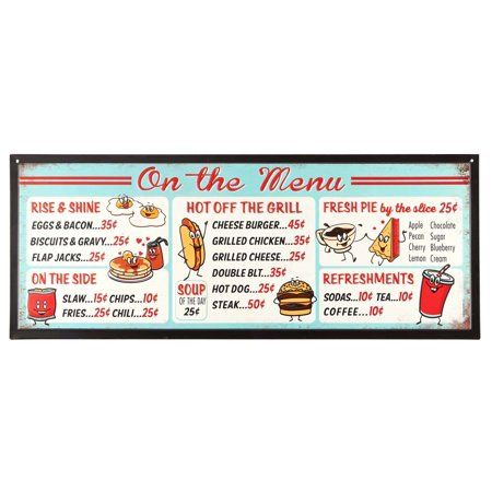 Snack Bar Menu, Diner Aesthetic, Diner Menu, Diner Sign, Diner Decor, Vintage Diner, Boy Sign, Diner Recipes, Menu Sign