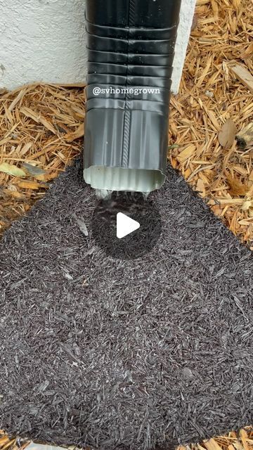 Downspout Drainage Ideas Flower Beds, Garden Drainage Solutions, Muddy Backyard Solution, Downspout Runoff Ideas, Rain Garden Diy, Recycled Rubber Pavers, Downspout Drainage, Rubber Pavers, Modern Scandinavian Interior Design