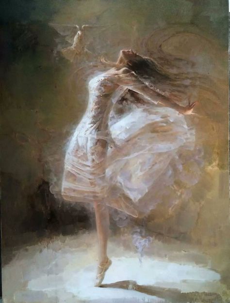 Canvas Painting Beautiful, Ballet Dancers Painting, Ballet Painting Aesthetic, Me As Painting, Painting Ideas Oil Paint, Ballet Art Painting, Me As A Painting, Abstract Dancer Painting, Dancing Oil Painting