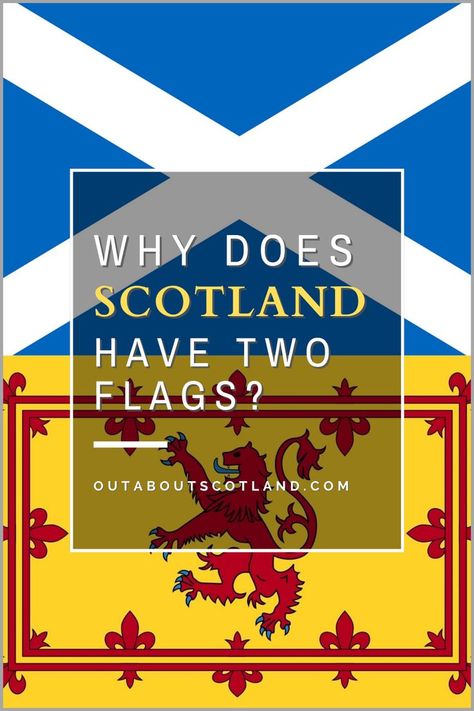 Learn why Scotland has different flags along with a few facts that might surprise you in this complete guide to the flags of Scotland. Saltire Flag Scotland, Scottish Food Recipes, Scotland Symbols, Scottish New Year, Scottish Poems, Traditional Scottish Food, Scottish Tattoos, Scottish Symbols, Scottish Decor