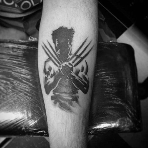 Small Simple Guys Wolverine Watercolor Black Ink Inner Forearm Tattoo Designs Wolverine Tattoo, Forearm Tattoo Designs, Forearm Tattoo Quotes, Inner Forearm Tattoo, Forearm Tattoo Design, Inner Forearm, Forearm Tattoo Men, Ink Ideas, Forearm Tattoos