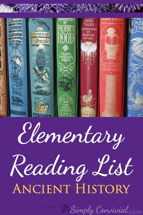 Ancient History Cycle free reading book list for the elementary years Classical Homeschool, Ancient History Archaeology, Elementary Books, Homeschool Books, Learn History, History Curriculum, Free Books To Read, Classical Education, Homeschool History