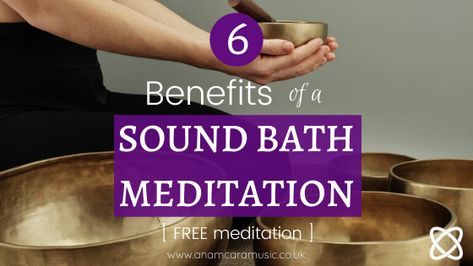 What are the benefits of a sound bath meditation? Can a sound bath meditation improve health? Click to read & experience the benefits of sound healing! Sound Healing Therapy, Crystal Singing Bowls Benefits, Benefits Of Sound Bath, Benefits Of Sound Healing, Sound Bowls Healing Benefits, Sound Healing Benefits, Sound Bath Benefits, Singing Bowls Benefits, Meditation Benefits Brain