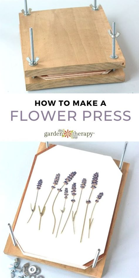 Diy Flower Press, Pressed Flowers Diy, Flower Pressing, Pressed Flower Crafts, Flower Press, Astuces Diy, Free Woodworking Plans, Diy Upcycling, Woodworking Plans Free