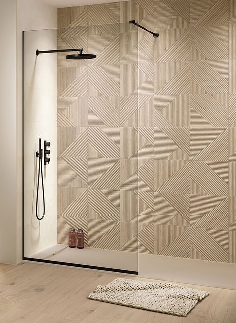 Modern Bathroom Tiles, Contemporary Bathroom Tiles, Half Bathroom Design, Contemporary Bathroom Design, Coastal Bathroom Design, Wood Tile Bathroom, Small Bathroom Interior, Modern Bathroom Tile, Bathroom Vanity Designs