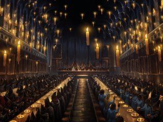 Hery Potter, Gryffindor Aesthetic, Hufflepuff Aesthetic, Harry Potter Wall, The Great Hall, Images Harry Potter, Great Hall, Hogwarts Aesthetic, Cedric Diggory