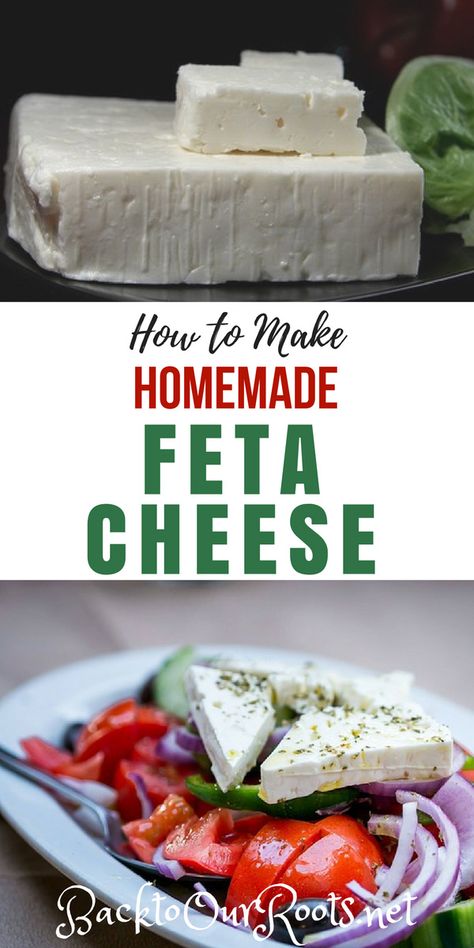 Make Feta Cheese At Home, Make Feta Cheese, Homemade Feta Cheese, Homemade Feta, Cheese At Home, Never Go Back, How To Make Homemade, Easy Delicious, Feta Cheese