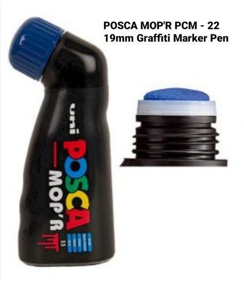 POSCA MOP'R PCM - 22 19mm nib Graffiti Marker Pen Graffiti Alphabet Wildstyle, Graffiti Room, Graffiti Supplies, Nyc Graffiti, Graffiti Pens, Street Mural, Acrylic Paint Pens, Graffiti Alphabet, Graffiti Style Art