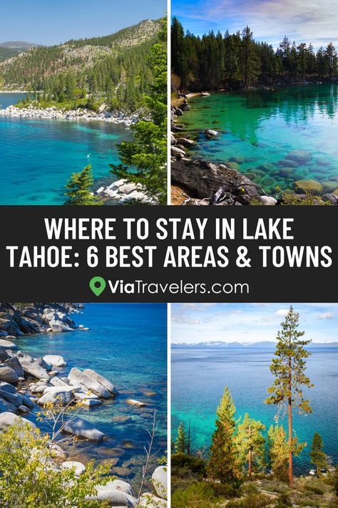 Where To Stay In Lake Tahoe Emerald Bay Lake Tahoe, North Lake Tahoe, Tahoe City, Emerald Bay, Body Of Water, South Lake Tahoe, Top Travel Destinations, Lake Tahoe, House In The Woods