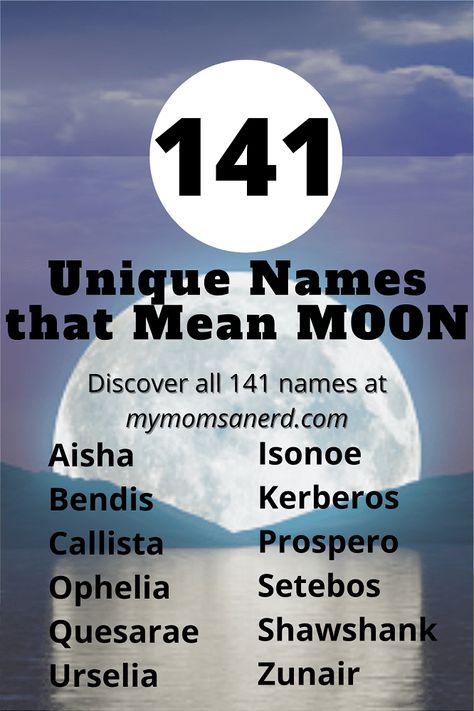 Light up the night with over 100 names that mean moon! These luminous nocturnal names include male, female, and unisex options. Names That Means Moon, Moon Names For Boys, Male Names That Mean Moon, Names Meaning Night, Names Meaning Moon, Names That Mean Night, British English Words, Names That Mean Moon, Japanese Last Names