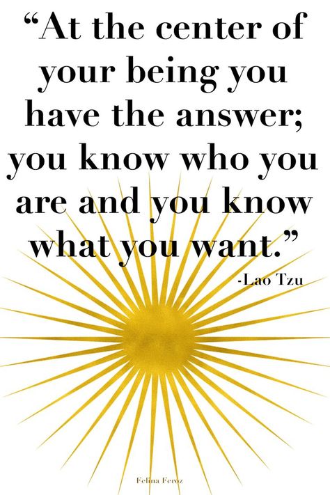 Graphic of radiating golden star-sun on white background with quote. Lao Tzu Quotes Wisdom, Taoism Quotes, Lao Tzu Quotes, Zen Quotes, Buddhist Teachings, 1000 Life Hacks, Spirit Quotes, Know Thyself, Words Of Wisdom Quotes