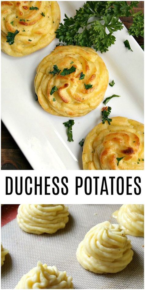 Festive Easter Dinner Recipes You Can't Wait To Make - Recipe Magik Dinner Potatoes, Potato Side Dishes Easy, Duchess Potatoes, Southern Thanksgiving Menu, Thanksgiving Menu Ideas Side Dishes, Christmas Side, Traditional Thanksgiving Menu, Christmas Dinner Menu, Thanksgiving Dinner Menu