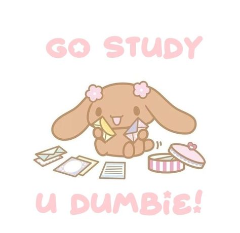 Mocha From Hello Kitty, Cinnamoroll Studying, My Melody Studying, Sanrio Studying, Hello Kitty Studying, Kawaii Study, Study Icon, Kida Disney, Go Study