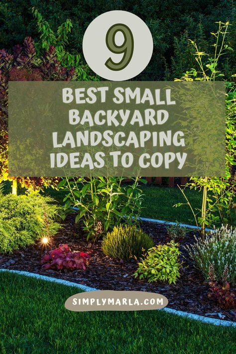 HEY EVERYONE! CHECK OUT 9 BEST SMALL BACKYARD LANDSCAPING DESIGN IDEAS FOR YOU TO COPY IN YOUR SMALL BACKYARD. WETHER YOU ARE LOOKING TO UPDATE SOME OLD LANDSCAPING OR STARTING OVER WE HAVE A BUNCH OF IDEAS ON A BUDGET FOR YOU! THESE IDEAS ARE PERFECT FOR A BEAUTIFUL BACKYARD TO HOST YOUR FRIENDS AND FAMILY. DON'T FORGET YOUR BACKYARD LIGHTING FOR THAT PERFECT FINAL TOUCH! #BUDGET #DESIGNS #IDEAS #DESIGNS #BUDGETSIMPLEOUTDOORSPACES #IDEASLAYOUT #IDEASSIMPLE Easy Landscaping Ideas On A Budget, Planning Backyard Landscape, Around Patio Landscaping Ideas, Landscape Ideas For Backyard On A Budget, Small Yard Landscaping Ideas Layout, Backyard Deck Landscaping Ideas, Backyard Design Layout On A Budget, New Garden Ideas Landscaping, Easy Garden Landscape Ideas