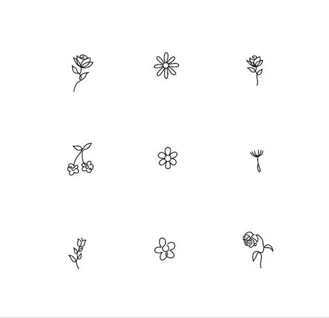 Tattoo Designs Fine Line, Lavender Sweet Pea, Small Daisy Tattoo, Plant Lavender, Daisy Tattoo Designs, Butterfly With Flowers Tattoo, Tiny Flower Tattoos, Kitten Tattoo, Black Line Tattoo