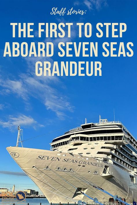 Recently, Commercial Product Manager Amber was lucky enough to spend a few days aboard Seven Seas Grandeur ahead of her inaugural season. Here, Amber tells us all about her time onboard Regent Seven Seas Cruises’ newest ship: Product Manager, Seven Seas, Team Member, Cruises, Cruise Ship, Travel Tips, The One, Amber, The First