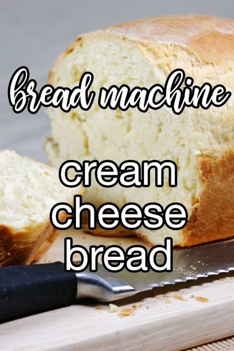 Bread Machine Cream Cheese Yeast Bread | CDKitchen.com Best Bread Machine Recipes Easy, Sour Cream Bread Machine Recipe, 3 Lb Bread Machine Recipes, Cottage Cheese Bread Machine, Almond Bread Machine Recipes, Bread Machine Recipes Cheese, Amish Bread Machine Recipes, Bread Machine Quick Bread Recipes, Bread Maker Cheese Bread