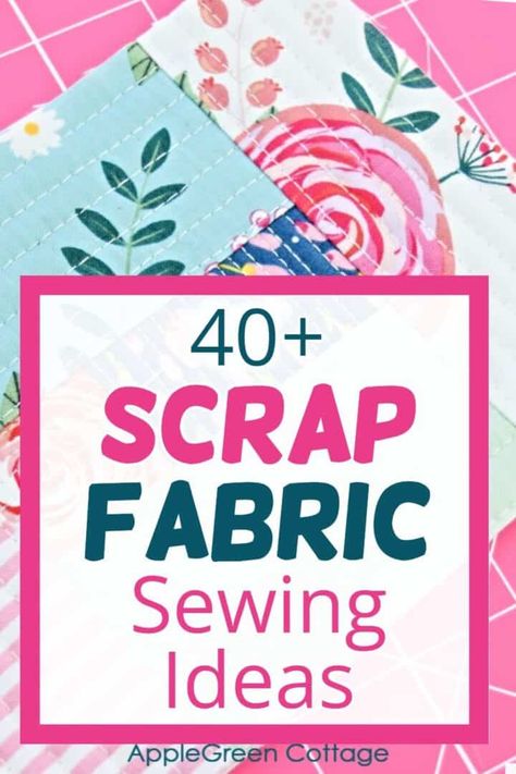 How To Use Scraps Of Fabric, Ways To Use Scrap Fabric, Things To Make With Fabric Squares, Sewing Ideas For Small Pieces Of Fabric, Small Pieces Of Fabric Ideas, Scrap Fabric Projects Textile Art, What To Make With 1 Yard Of Fabric, What To Do With Fabric Squares, Crafts To Make With Fabric