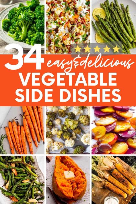 Grilled Veggie Recipes, Side Dishes For Summer, Easy Healthy Side Dishes, Best Vegetable Recipes, Grilled Carrots, Veggies Recipes, Easy Vegetable Side Dishes, Easy Mashed Potatoes, Side Dishes For Chicken