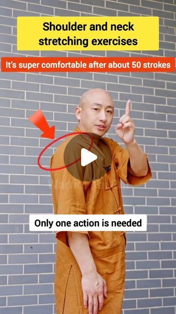 Warrior Tai Chi on Instagram: "Let's do shoulder and neck stretching exercises together. It's super comfortable after doing it.   #shoulderworkout #neck #shoulders #helpfultips  #healthandwellness #hunchback #stretching #heathylifestyle #fitness #therapy #wellness #shoulderpain #exercise #health #taichi #healthy #heelspain #release #chineseculture #MentalHealth #neckpain #goodhealth #healthbenefits #toturial #reels #viral #trending" Shoulder Stiffness Stretching Exercises, Neck Shoulder Stretches, Neck Pain Yoga, Neck And Shoulder Stretches, Pt Exercises, Neck Stretching, Everyday Workouts, Neck Pain Exercises, Neck And Shoulder Exercises