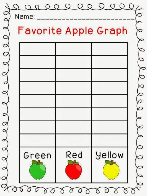 Apple Graphing Graphing Apples Preschool, Apple Graphing Kindergarten, Apple Graphing Preschool, Apple Tasting Graph, Dan Jabuka, Apple Graph, Apples Prek, Apple Investigation, Graphing Kindergarten