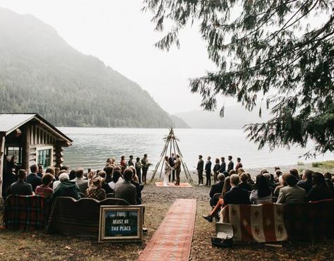 Nature Bridge Olympic Campsite Wedding, Lake Crescent, Campground Wedding, Washington Wedding Venues, Summer Camp Wedding, Mountain Top Wedding, Woodsy Wedding, Portland Wedding, Lake Photos