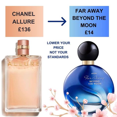 Chanel perfume compared to Avon Beyond the Moon EDP. #Perfume #EDP #AvonUk #Compare #fashion #Beauty #Fragrance #Dupes #Cosmetics #Amazing #Celebrity #Fashion Moon Perfume, Victoria Wood, Charcoal Peel Off Mask, Beauty And Cosmetics, Avon Cosmetics, Avon Perfume, Avon Beauty, Perfume Collection Fragrance, Beauty Therapist