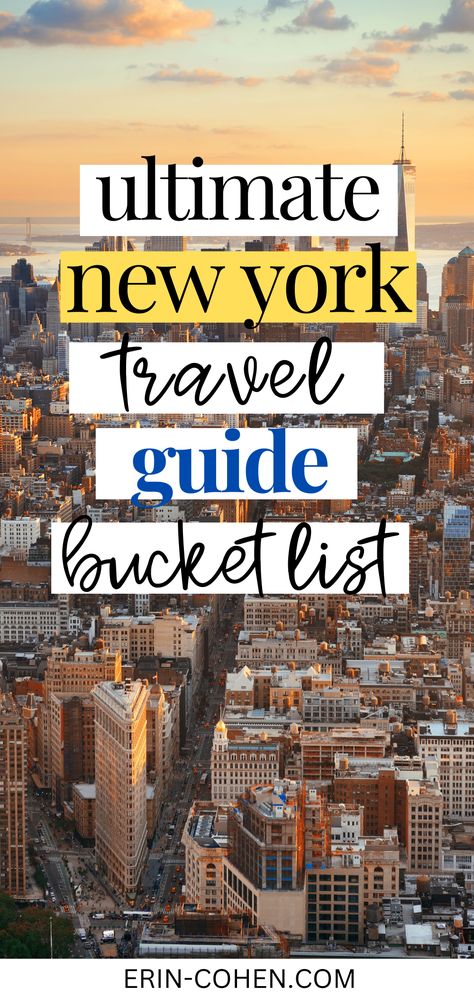 A stunning view of New York City's skyline, featuring iconic NYC attractions. This image highlights essential New York things to do for anyone planning their dream New York trip or New York City vacation. Perfect for a comprehensive New York travel guide. New York Todo List, Things To Do In Central Park Nyc, New York City Day Trip, Must See In Nyc, Things To See In Nyc, New York City In January, Places To Visit In New York City, New York What To Do, Nyc Must Do Bucket Lists