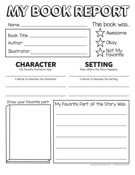 Book-Report-Template.pdf - Google Drive 5th Grade Books, Book Report Template, 2nd Grade Books, 3rd Grade Books, Book Report Projects, Elementary Books, Book Review Template, 2nd Grade Classroom, Homeschool Learning