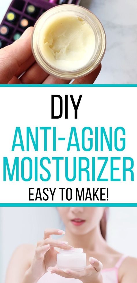 Diy Anti Aging Moisturizer, Diy Facial Moisturizer, Homemade Face Moisturizer, Diy Face Moisturizer, Diy Moisturizer, Lotion For Oily Skin, Anti Wrinkle Skin Care, Diy Anti Aging, Face Creams