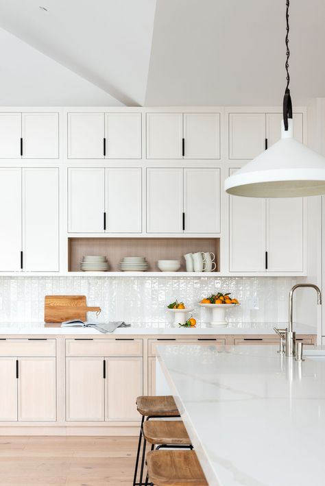 Our Favorite Natural Wood Kitchens - Studio McGee Studio Mcgee Home On The Bay Kitchen, Studio Mcgee Kitchen Wood Cabinets, She’s Mcgee Kitchen, Mcgee Spec Home Kitchen, Kitchen Bumpout, Northridge Remodel Studio Mcgee, Wood And White Kitchen, Mcgee Kitchen, Studio Mcgee Kitchen