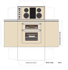 Printable Dollhouse Kitchen Furniture Printables, Printable Dollhouse, Miniature Dollhouse Accessories, Paper Furniture, Dollhouse Printables, Paper Doll House, Mini Doll House, Miniature Printables, Girl Accessories