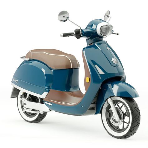 Kumpan 1954 Ri - Two seater electric scooter comes with three batteries | Steemhunt Cool Scooters, Cute Scooter, Harley Davidson Electric Motorcycle, Electric Vespa, Electric Moped Scooter, Vespa Motor Scooters, Gas Powered Scooters, Vespa Illustration, 50cc Scooter