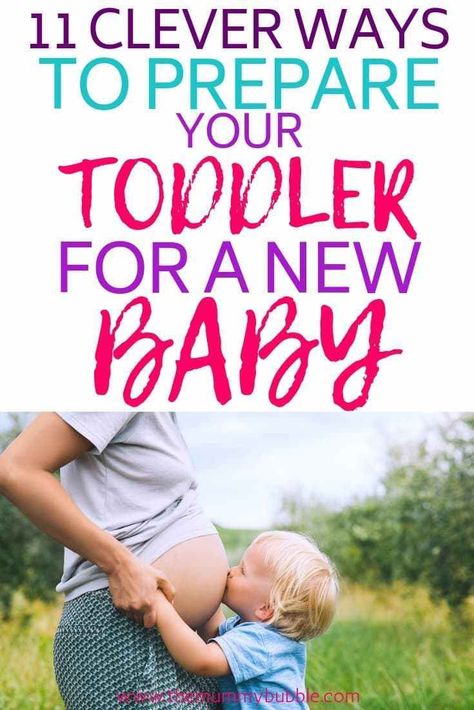 Are you expecting your second child? You may be worrying about how your toddler will react to a new baby being in the family. Try these clever tips to prepare your toddler for a newborn baby sibling #toddlertips #pregnancy #newbornbaby #toddlerhacks #parentingtips Baby Number 2, Motherhood Lifestyle, Pregnancy Info, Toddler Behavior, New Sibling, Parenting Ideas, Baby Sleep Problems, Preparing For Baby, Parenting Toddlers