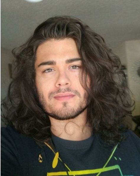 23 Best Haircuts For Men With Round Faces Hair, Long Hair, Curly Hair, Wavy Hair, Men Embracing, Long Wavy Hair, Long Curly, Hair Cut, Hairstyles