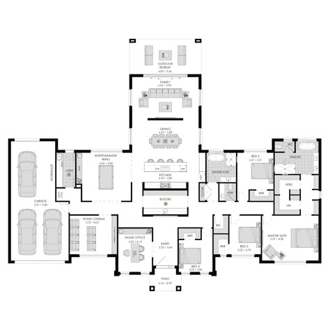 Montana – Fowler Homes Master Suite Floor Plan, Fowler Homes, House Plans Australia, Multigenerational House Plans, Multigenerational House, Modern House Floor Plans, House Plans Mansion, Building House Plans Designs, Building Plans House