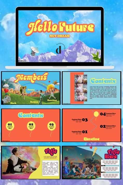 Themed Powerpoint, Mẫu Power Point, Presentation Slides Design, Keyword Elements Canva, Hello Future, Powerpoint Slide Designs, Presentation Design Layout, Futuristic Fonts, Slides Design