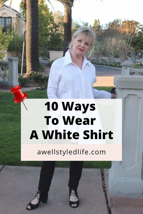 Shirt Tucked Into Jeans, Best White Shirt, White Tunic Shirt, Long White Shirt, 10 Ways To Wear, Hiking Boots Outfit, Hiking Outfit Spring, Hiking Tattoo, Hair Highlights And Lowlights