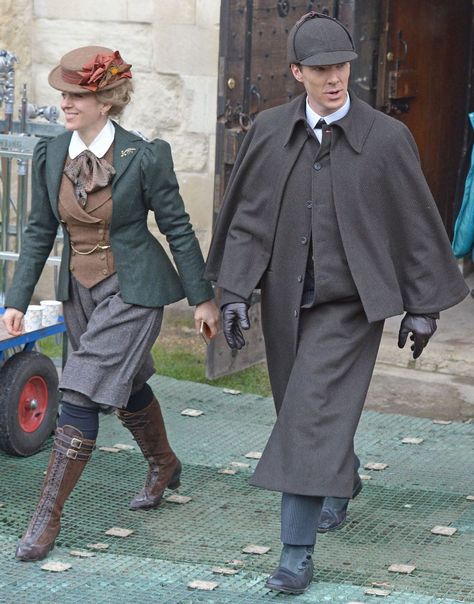 Victorian Sherlock, Detective Costume, Sherlock Season 4, Tweed Ride, Amanda Abbington, Benedict Sherlock, Gravity Fall, 221b Baker Street, Victorian Clothing