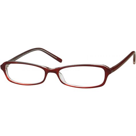 A plastic full-rim frame....Price - $19.00 Oval Glasses, Oval Eyeglasses, Red Glasses, Zenni Optical, Four Eyes, New Glasses, Glasses Online, Glasses Frames, Old Money